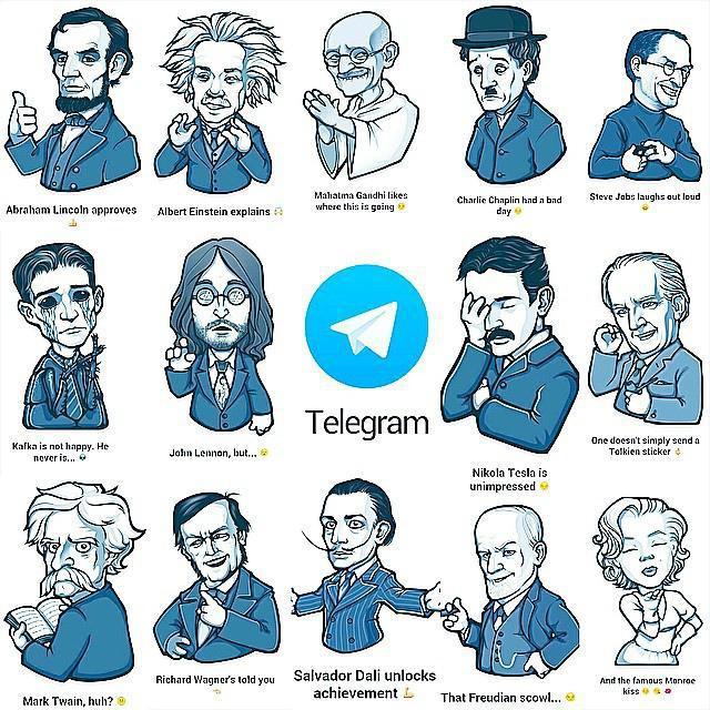 как добавить стикеры в telegram iphone