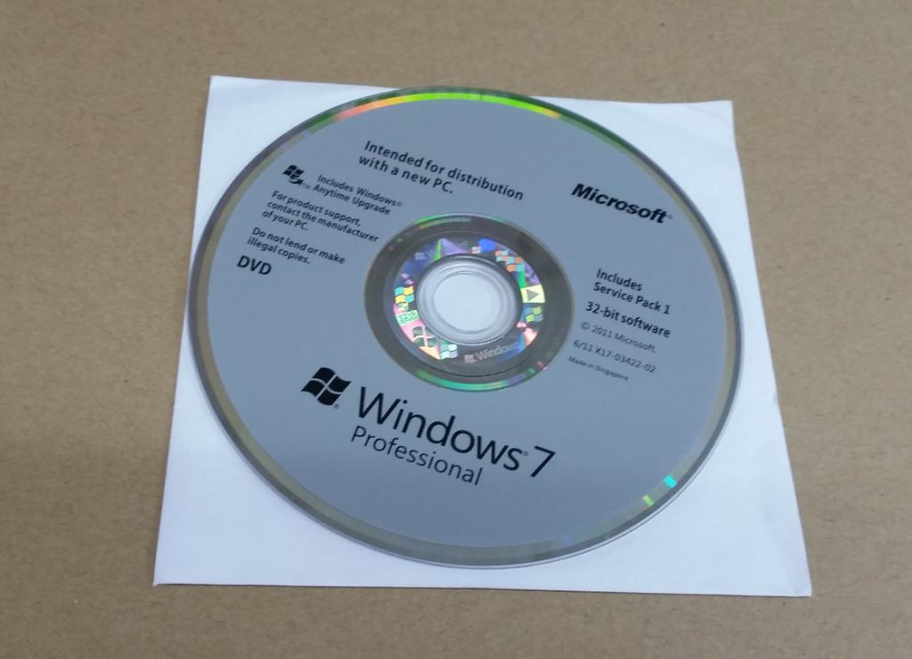 Диск с Windows 7