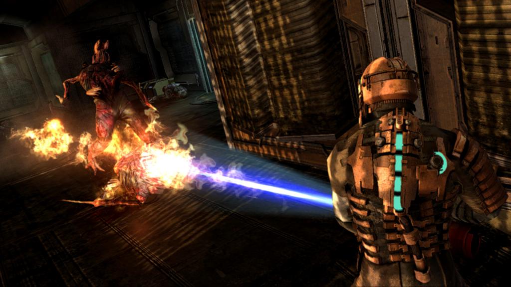 Flamethrower in Dead Space 2