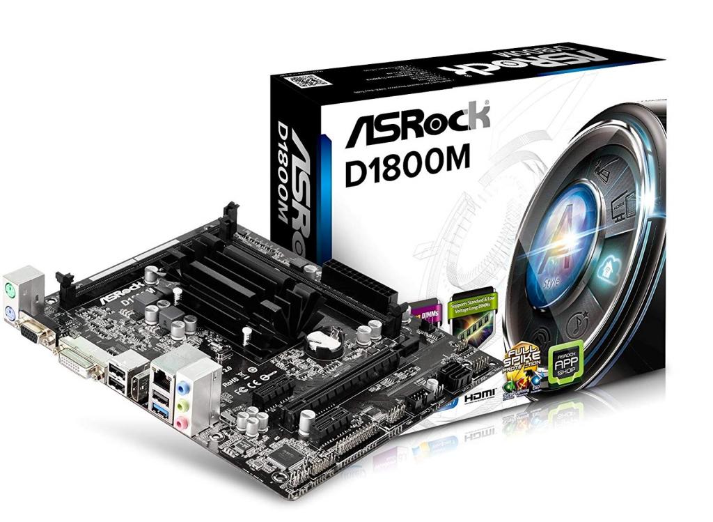 Asrock d1800m нет изображения