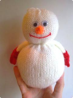 knitted snowman