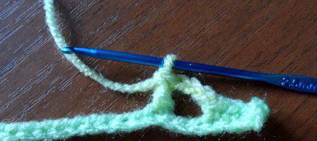 volumetric knitting step