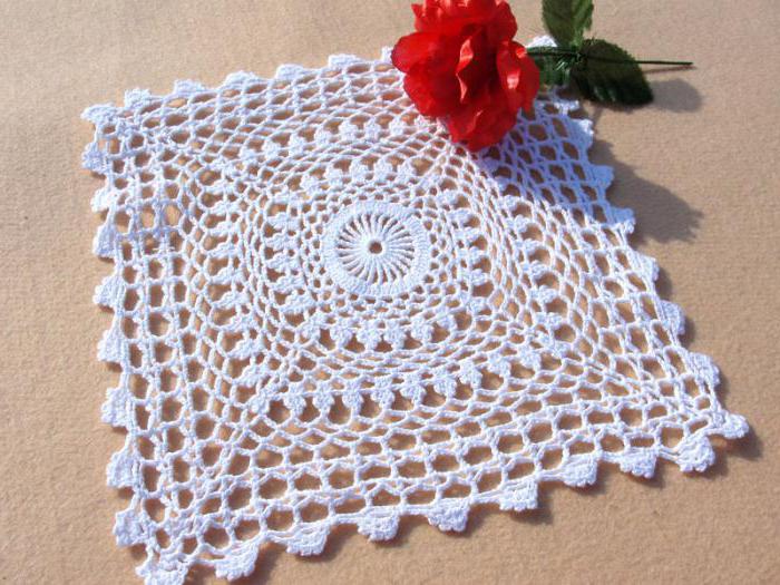 crochet napkin lessons