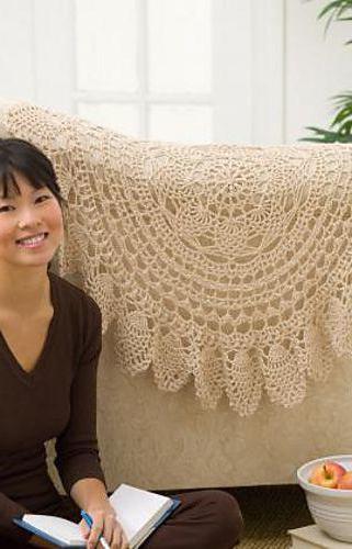 large crochet doily pattern