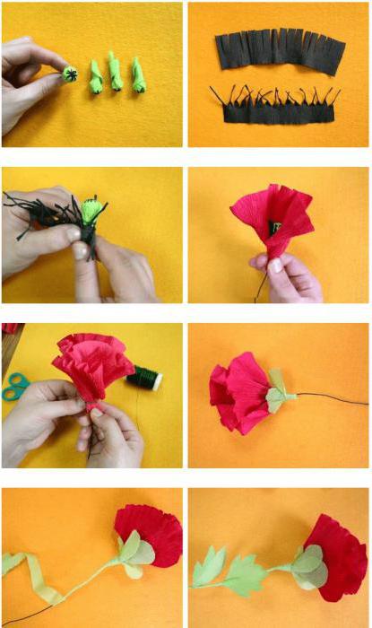 paper poppy pattern