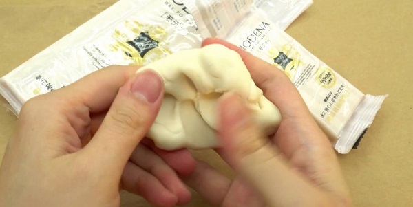 kneading with fingers