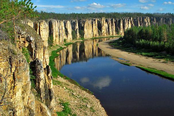 the fall of the Lena River