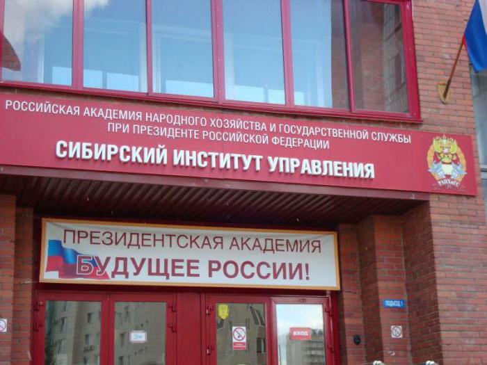сибирский институт управления
