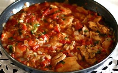 chakhokhbili in a slow cooker