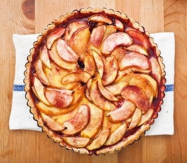 fresh peach pie