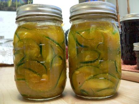 canned zucchini for the winter