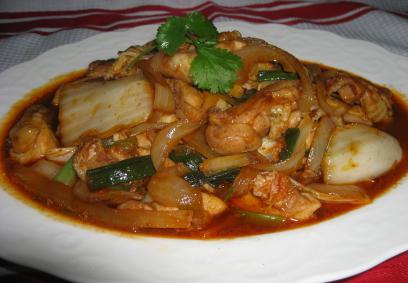 Chinese cabbage dishes photo