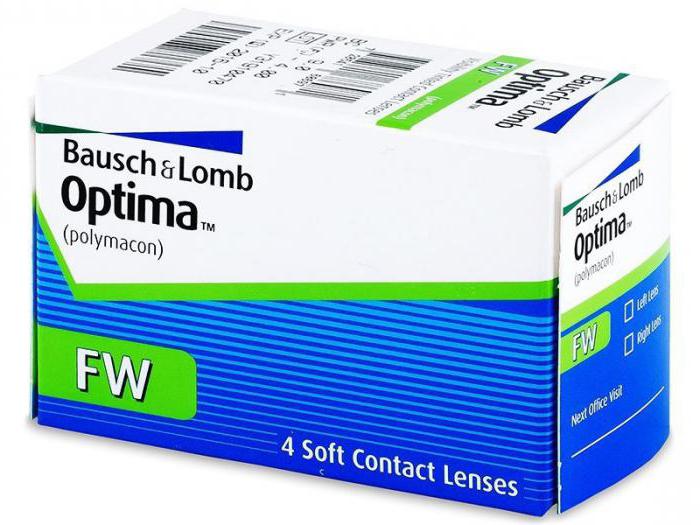 контактные линзы bausch lomb optima fw