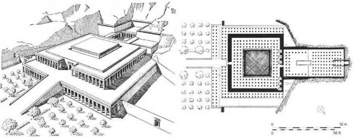 храм фараона ментухотепа ii в дейр эль бахри