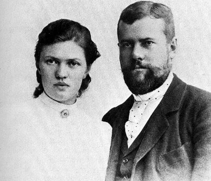 Макс Вебер с женой