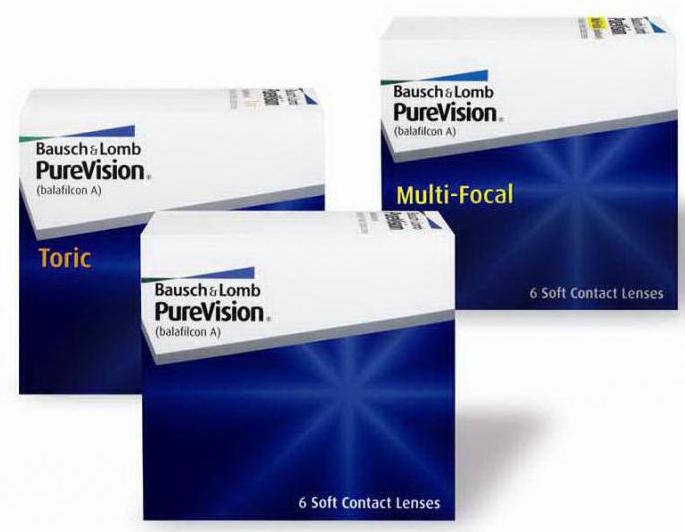 контактные линзы Purevision 6 штук