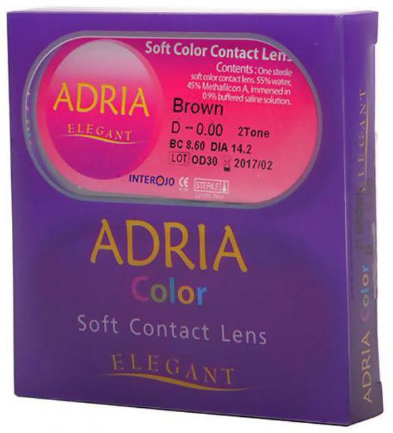 линзы adria color
