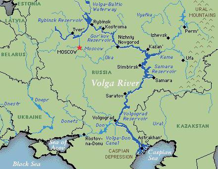 Река Волга краткое описание для детей