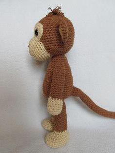 обезьянка амигуруми крючком своими руками схема
