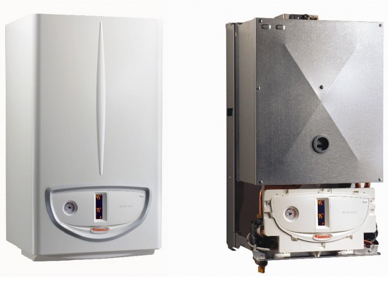 Italian wall mounted gas boiler