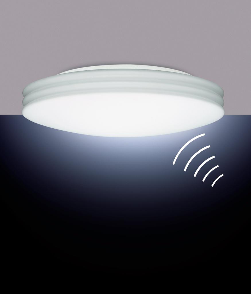 ceiling lamp with motion sensor for an apartment