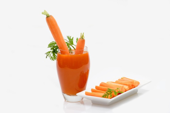 Carrot juice treatment