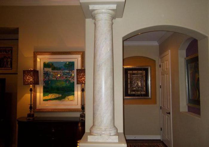 Фото колонны из гипса