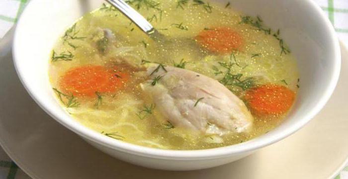 диетический суп из куриных ножек