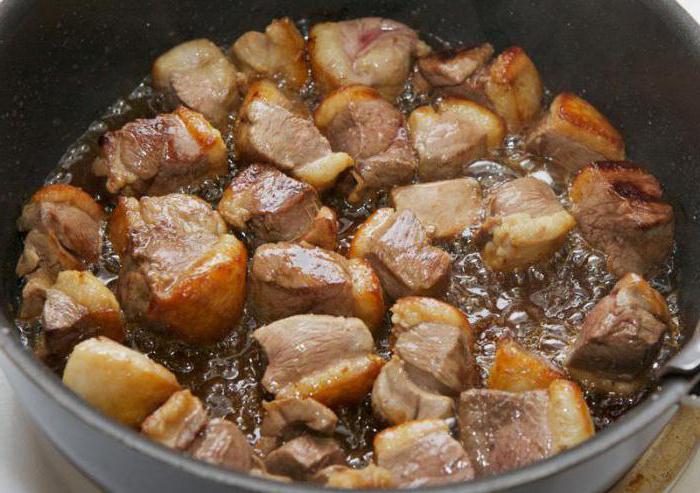 рецепт тушеной картошки с мясом в духовке
