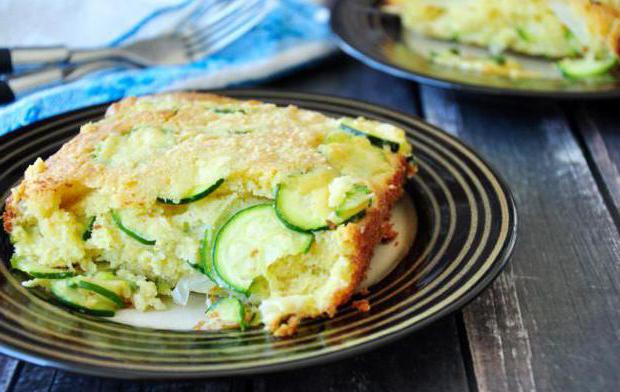 stuffed zucchini in the oven in circles