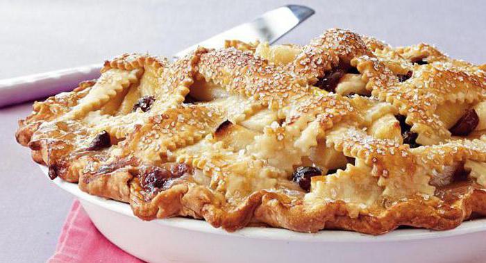 пирог с клюквой и яблоками рецепт