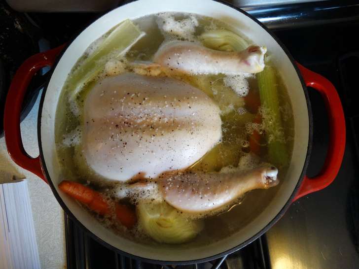 how to cook chicken soup