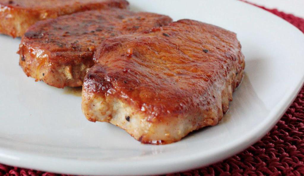 meat with mustard and honey in the oven