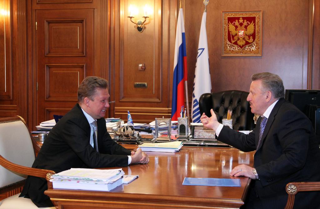 Губернатор на встрече с руководителем Газпрома