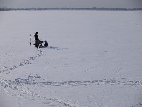 Рыбалка зимой в Саратове