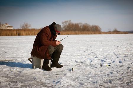 Рыбалка в Хакасии зимой