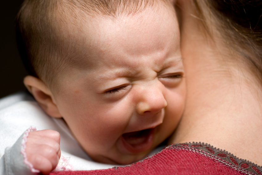 The rate of regurgitation in the baby