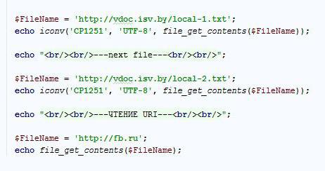 file get content php