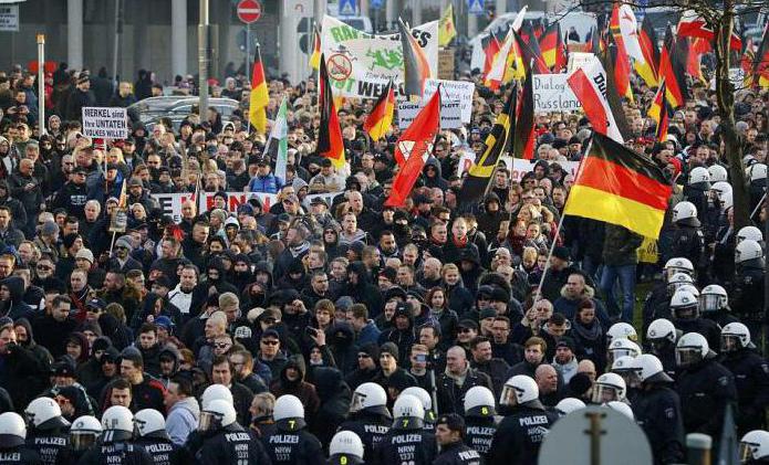германия мигранты беспорядки