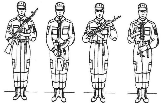 строевые приемы и движение без оружия 