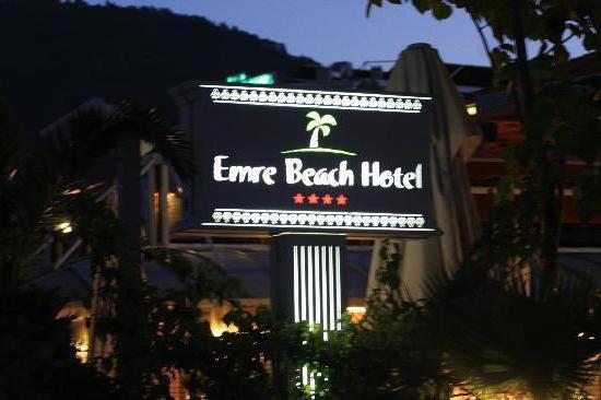 Emre beach hotel 4 турция мармарис