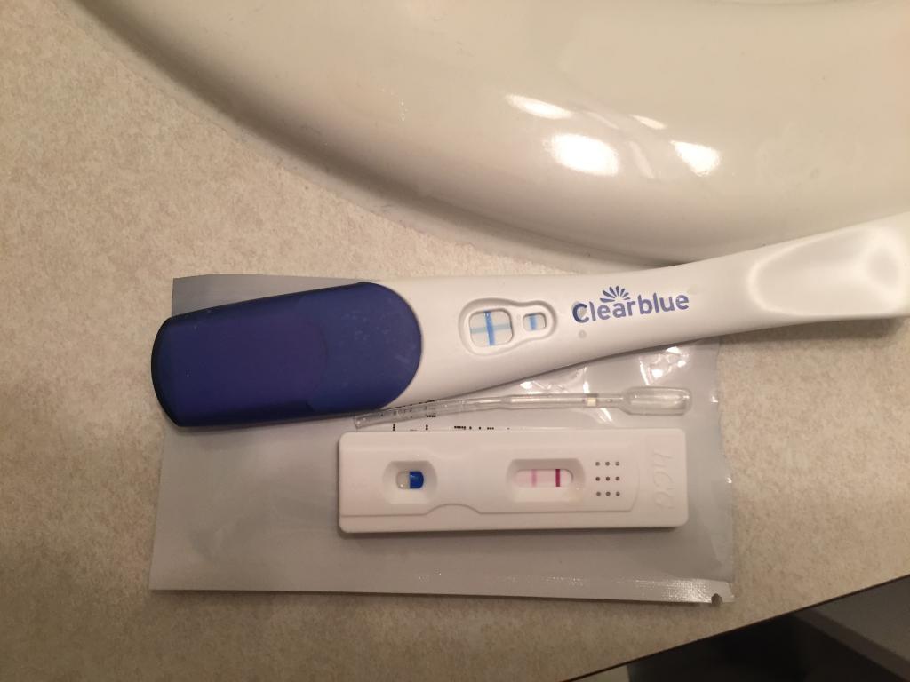 Тест на беременность clearblue