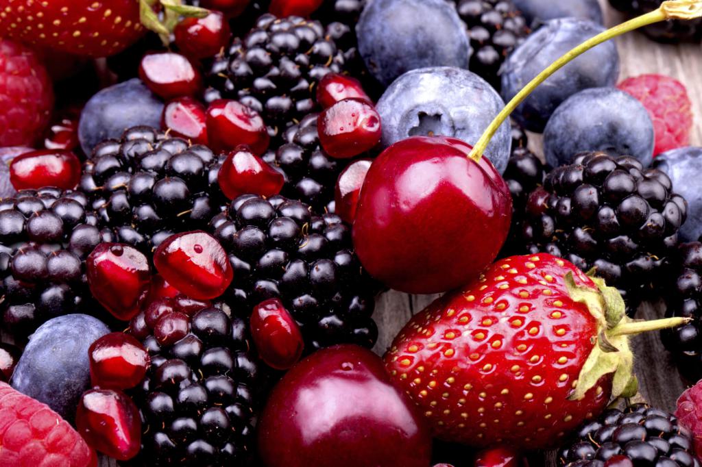 The benefits of fruits and berries