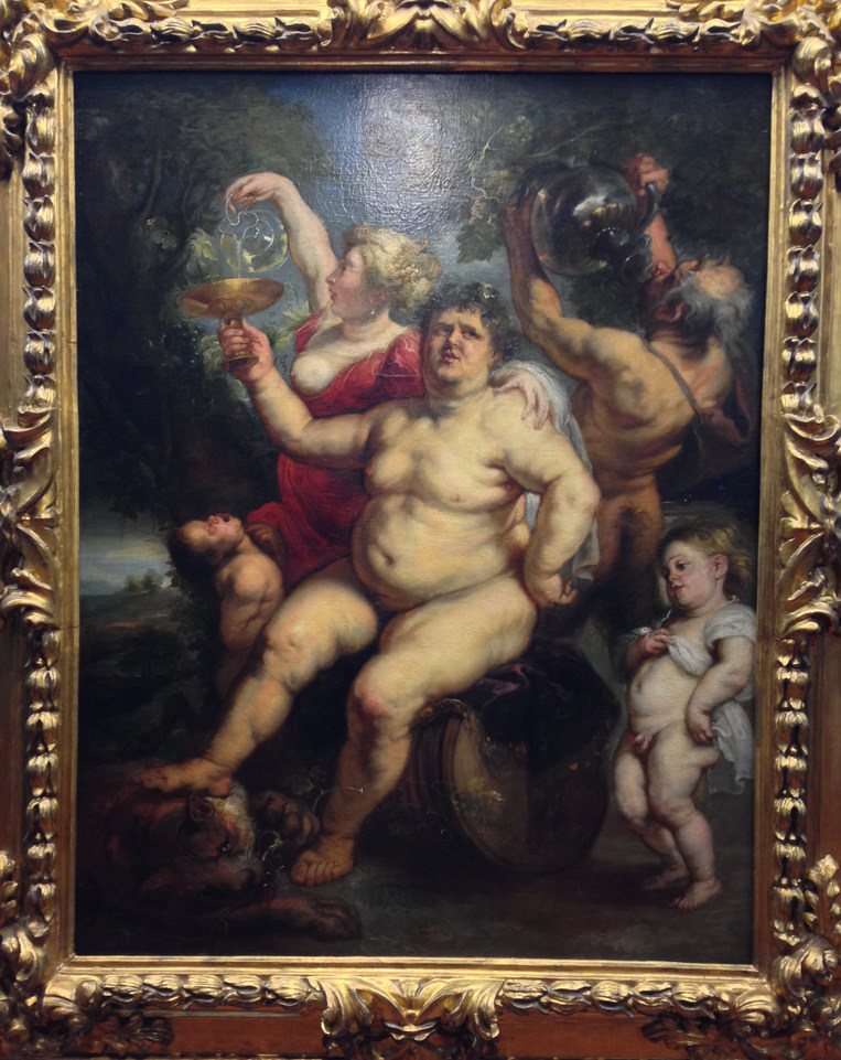 Rubens painting "Bacchus"