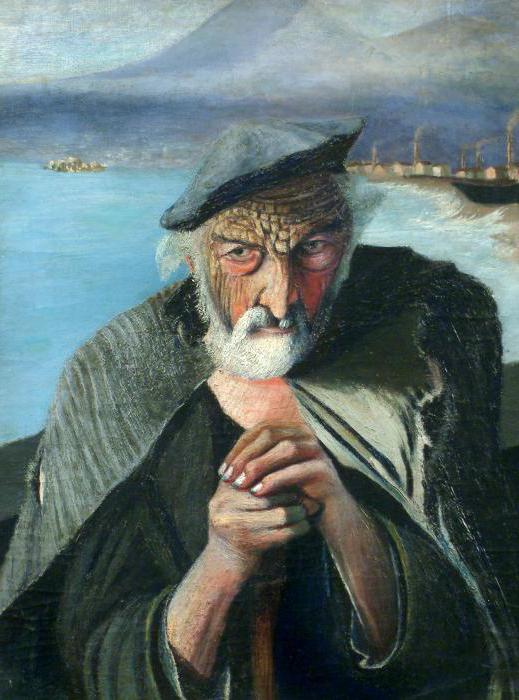 картина старый рыбак чонтвари