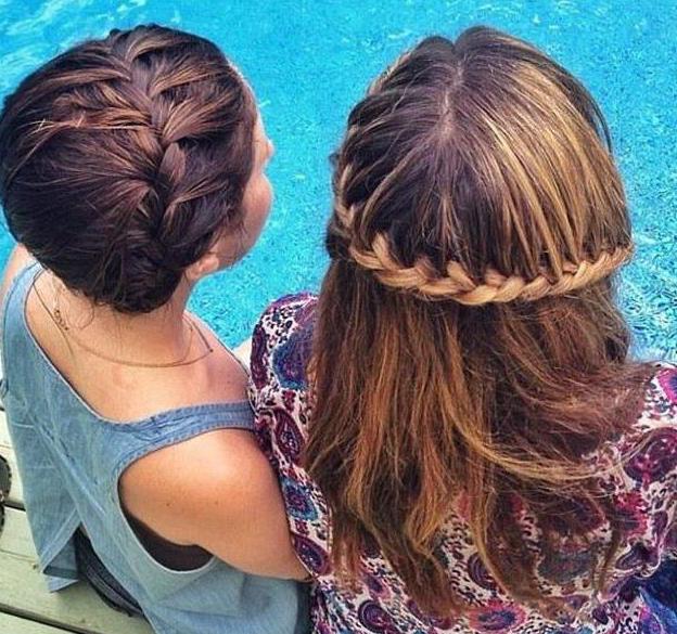 how to braid a beautiful hairstyle on medium hair