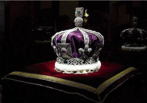императорские короны британской империи и российской империи