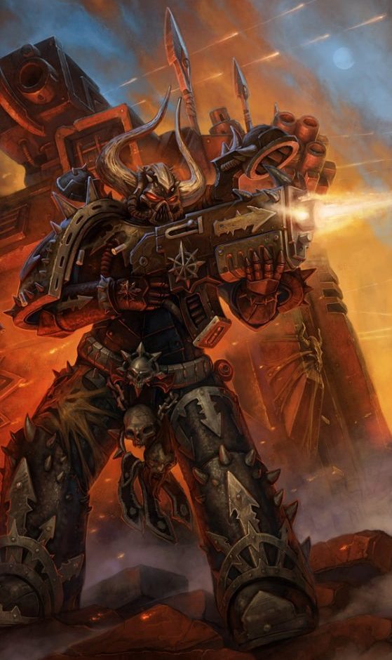 хаос неделимый warhammer 40k Черный Легион