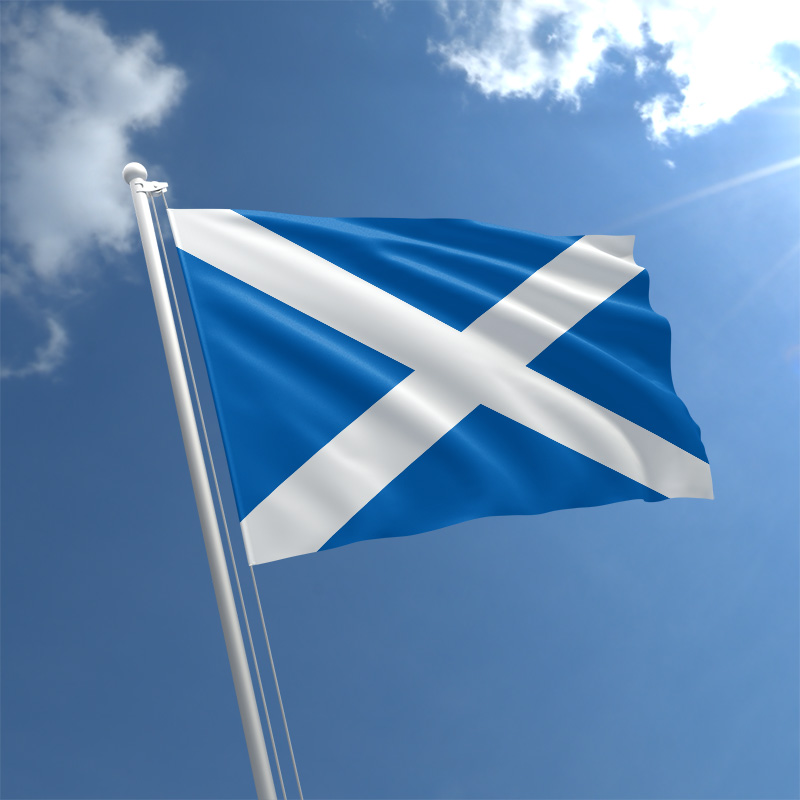 История флага Шотландии