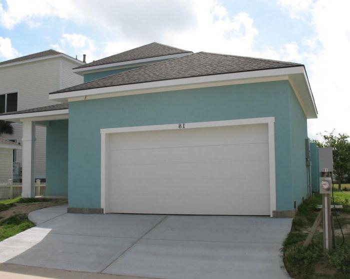 build a garage from aerated concrete